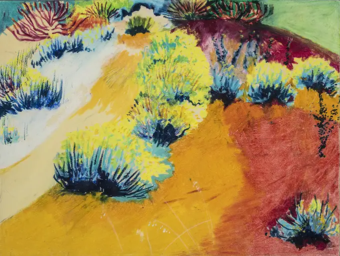03S Maria Camilla Pallavicini Paesaggio spagnolo 2 1962 pastello su carta cm29,5x39,5
