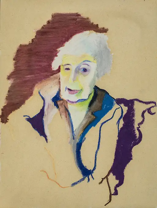 11S Maria Camilla Pallavicini Incontro 1 1965 pastello su carta cm29x24