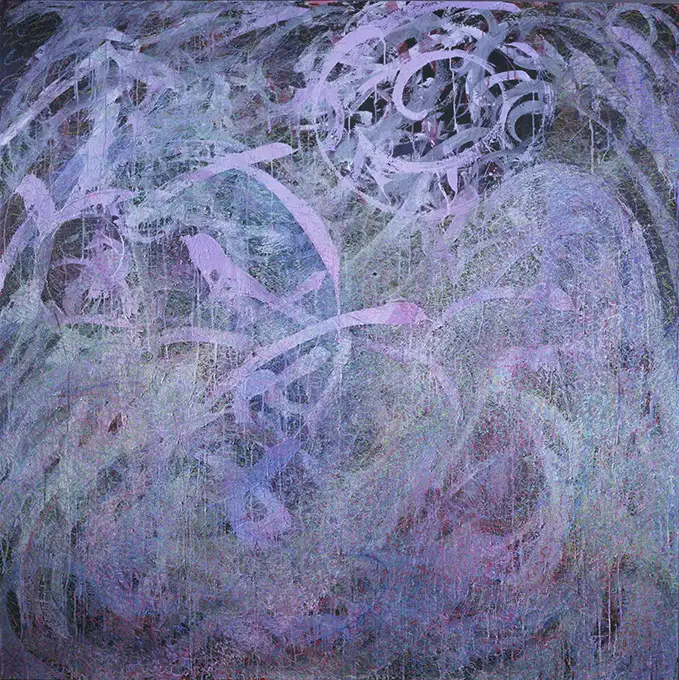 26S Maria Camilla Pallavicini Evocazioni 1 1986 pittura su carta cm152x152